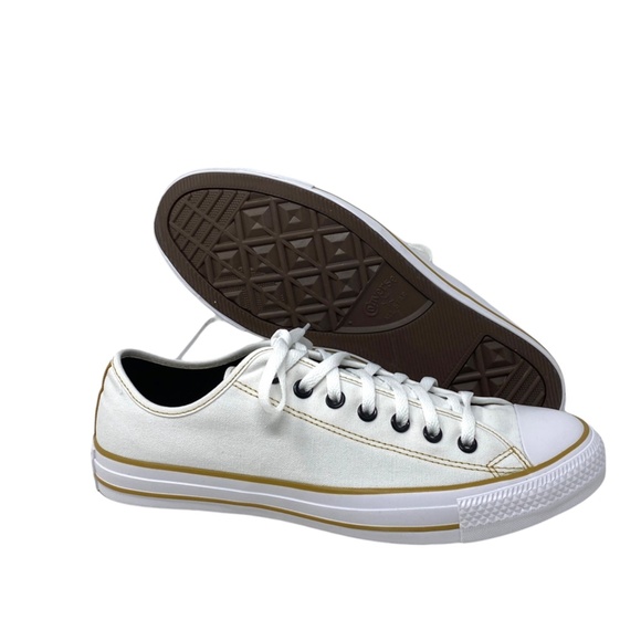 Converse Ctas Low Skate White Canvas For Men Sneakers Casual Custom 168958C-WWWG - Picture 4 of 9